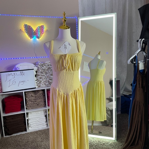 Coleen dress (Yellow) - Picture 3 of 3